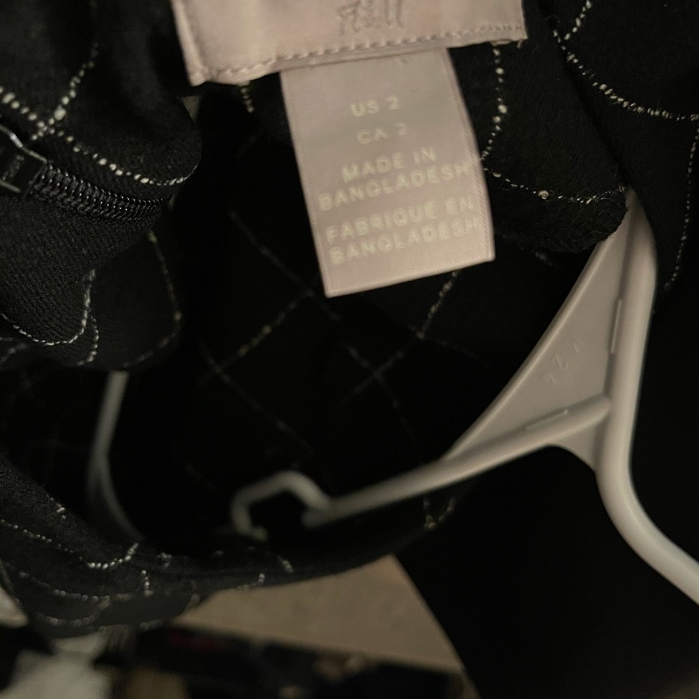 H&M texture-weave plaid dress - Picture 2 of 3